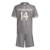 Real Madrid Aurelien Tchouameni #14 Replica Third Minikit 2024-25 Short Sleeve (+ pants)